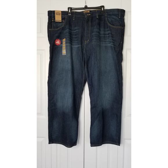 Foundry Mens Flex Denim Jeans Dark 